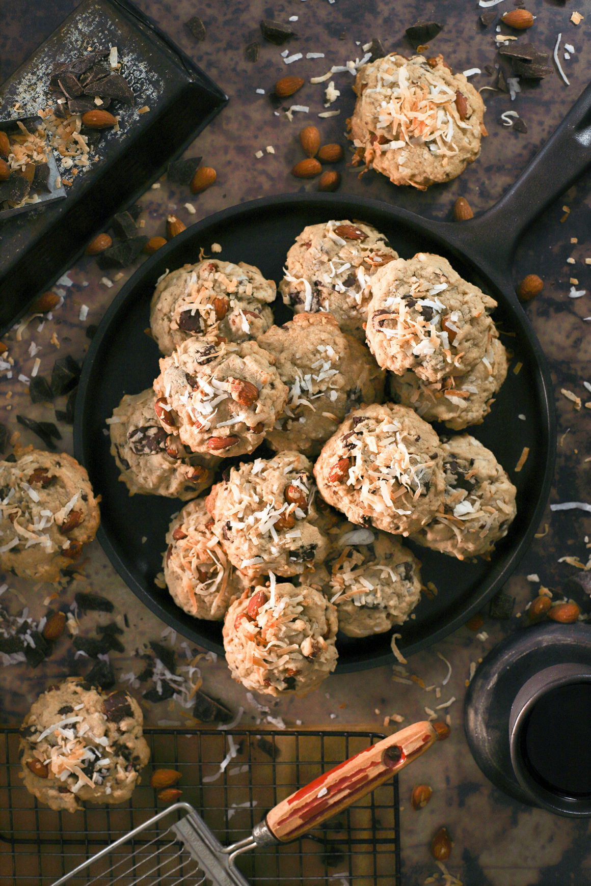 Cookies in Cast Iron Skillet