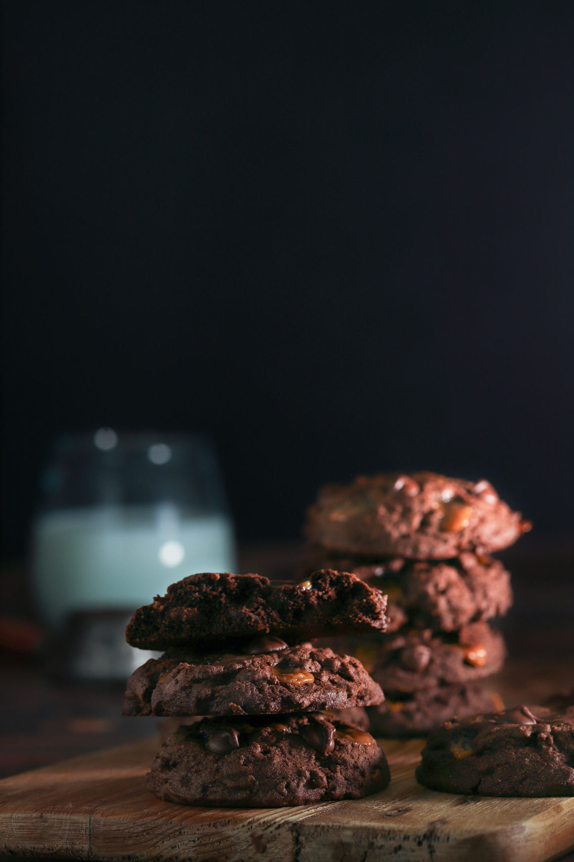 Mocha Chocolate Chip Cookie Stack Tall