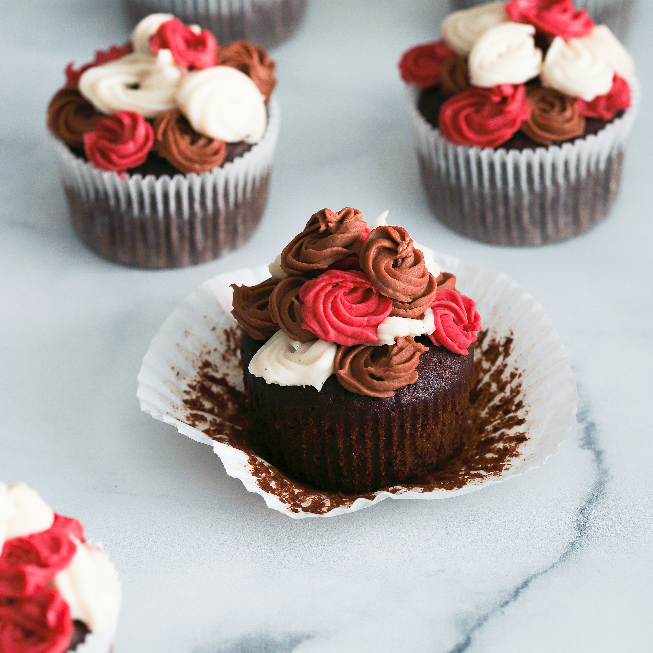 Chocolate Cupcakes (with Chocolate Cupcake Frosting) - Cooking Classy