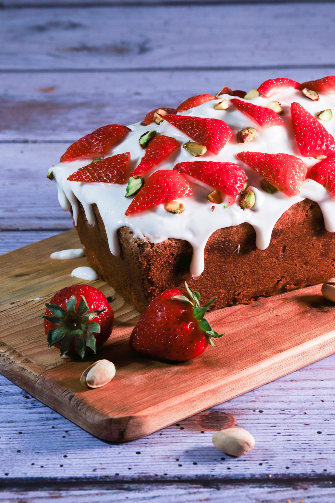 Pound Cake with Strawberries
