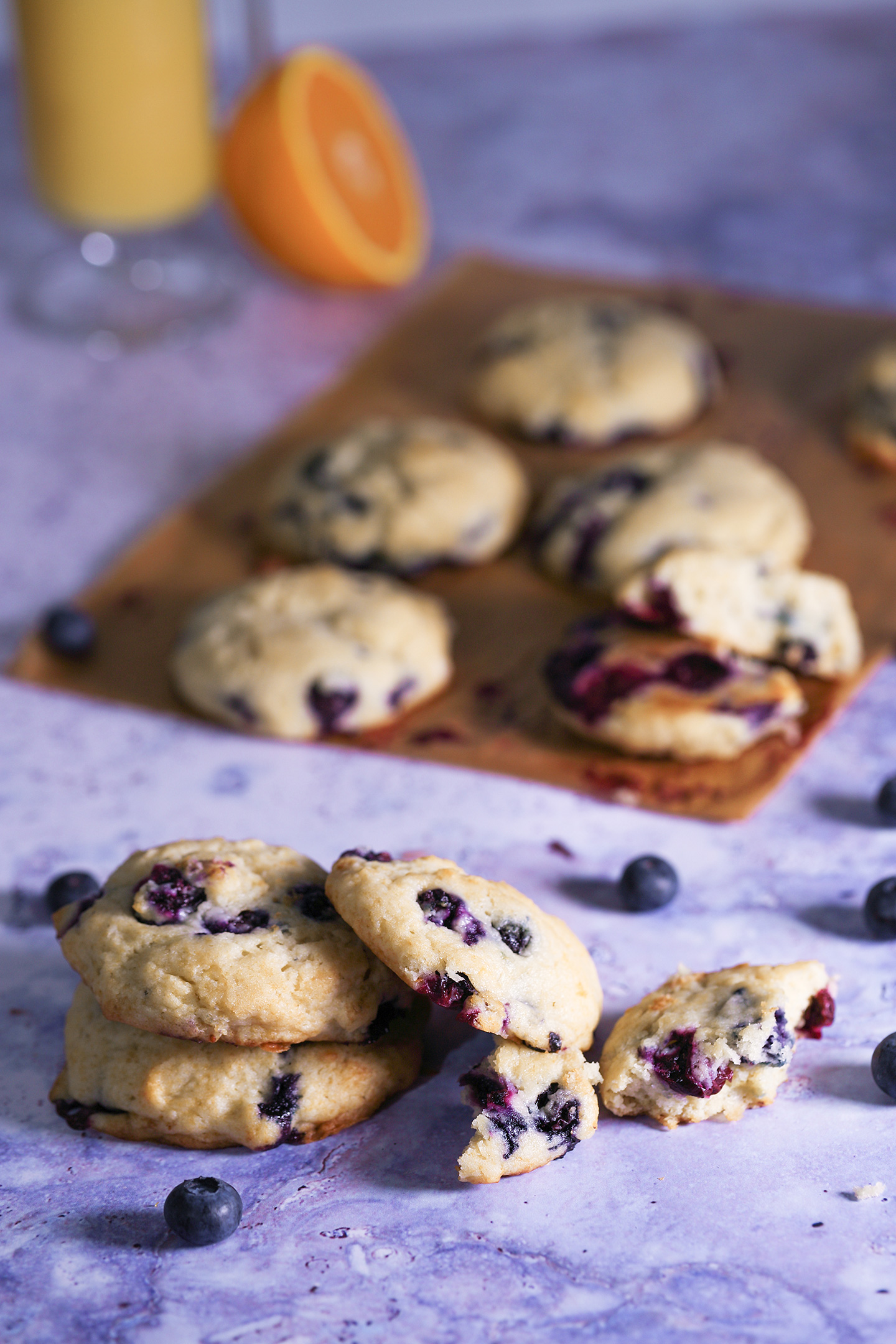 Blueberry Cookies Recipe - Tartistry.com Desserts