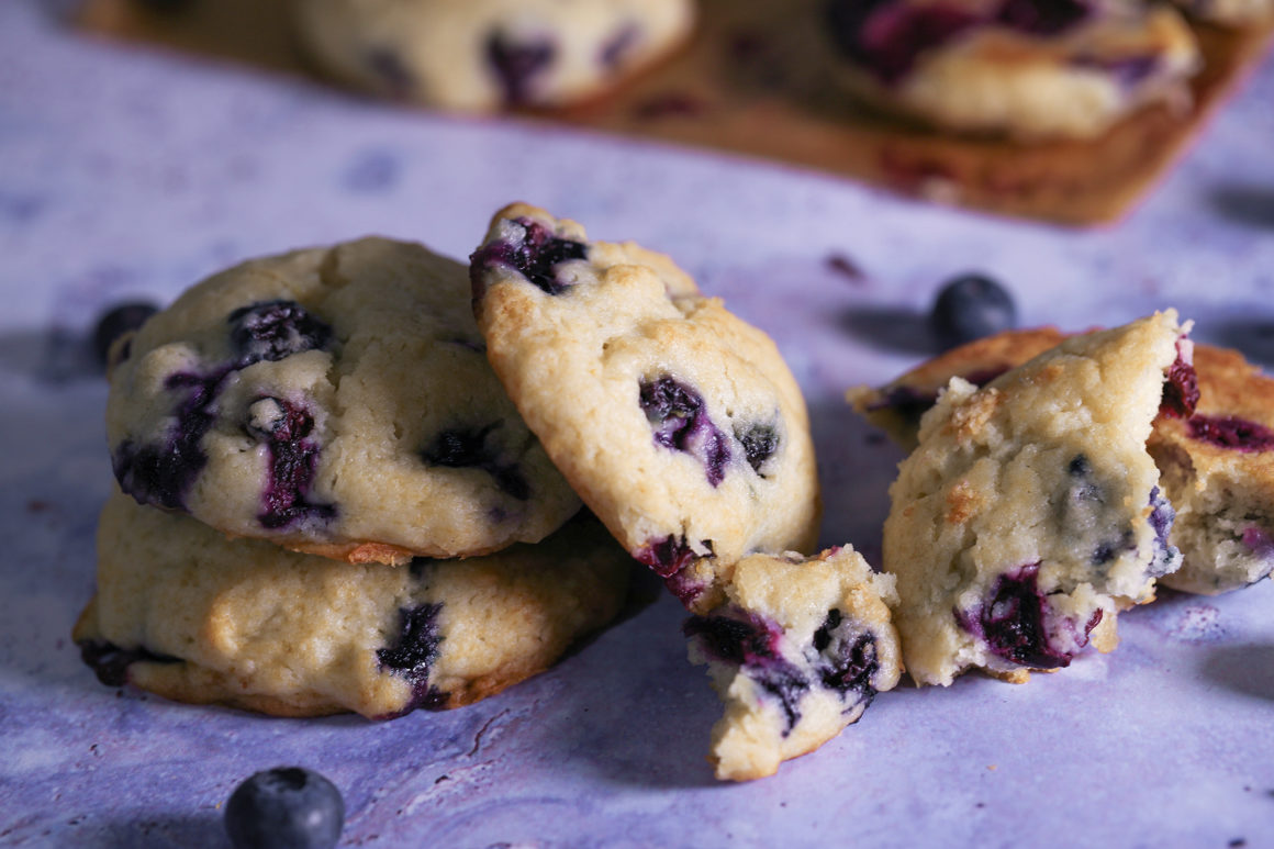 Blueberry-Cookie Closeup