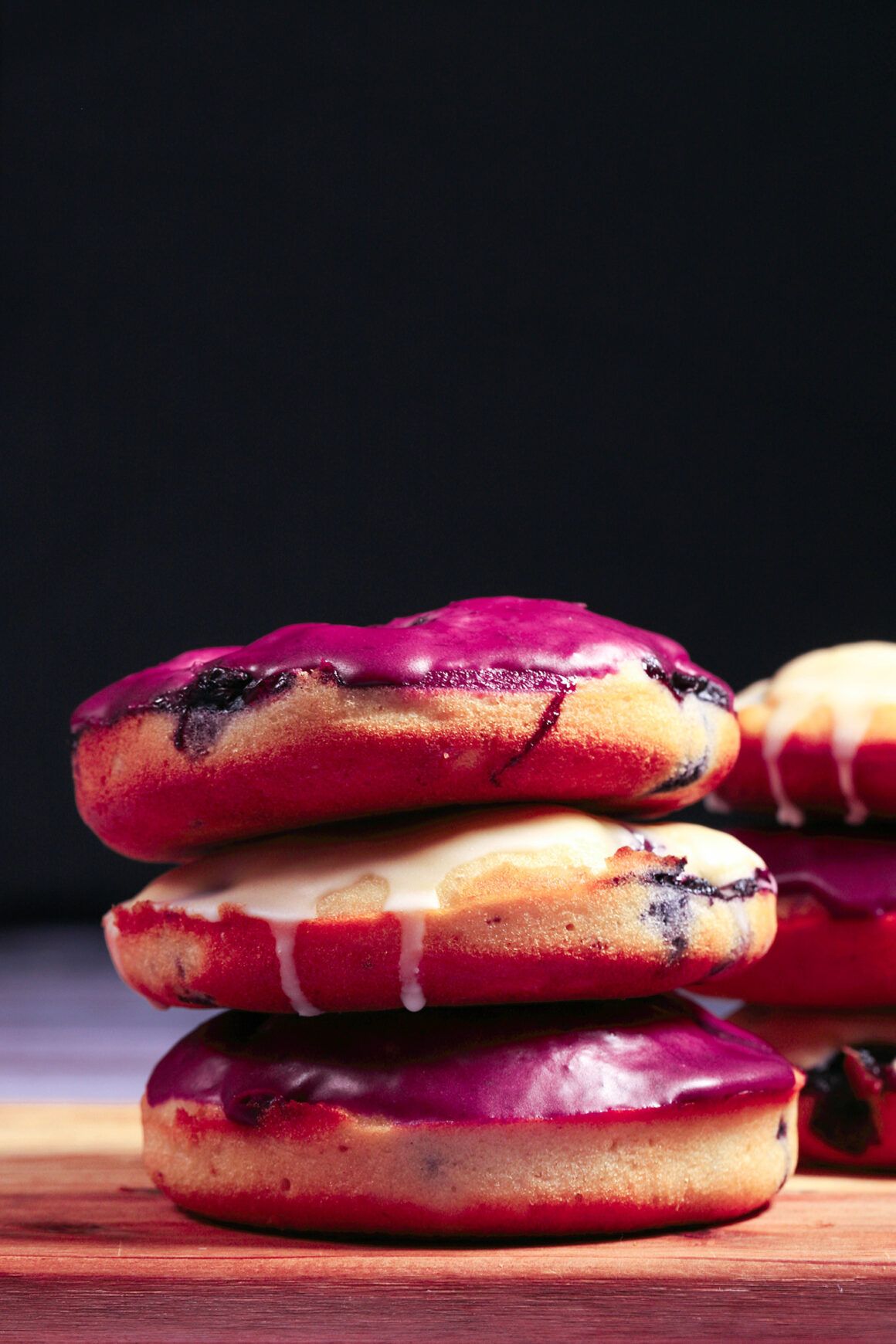 Blueberry Donuts Closeup