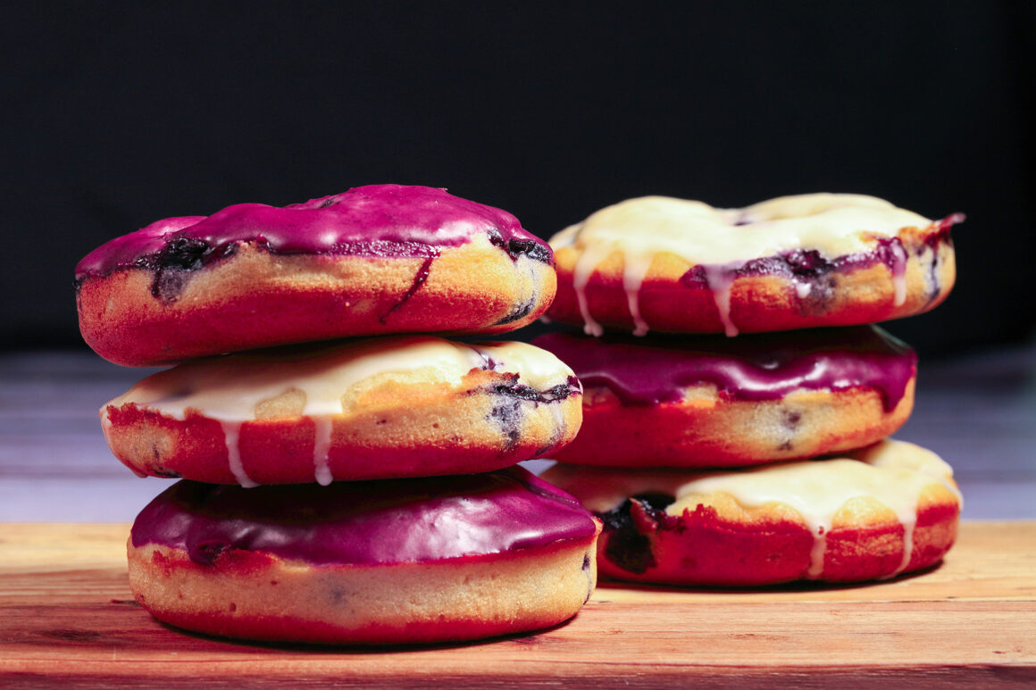 Blueberry Donuts Stack