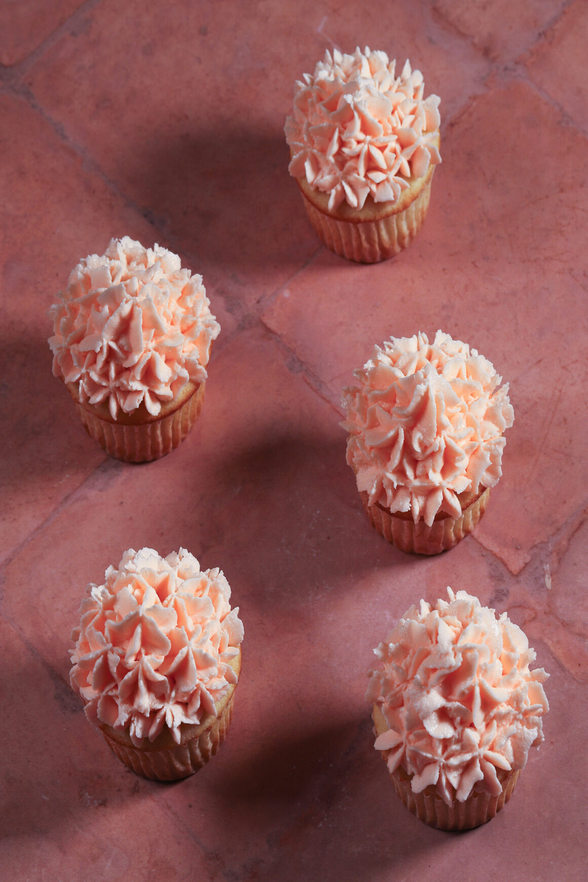 Cupcakes on Terracotta Top