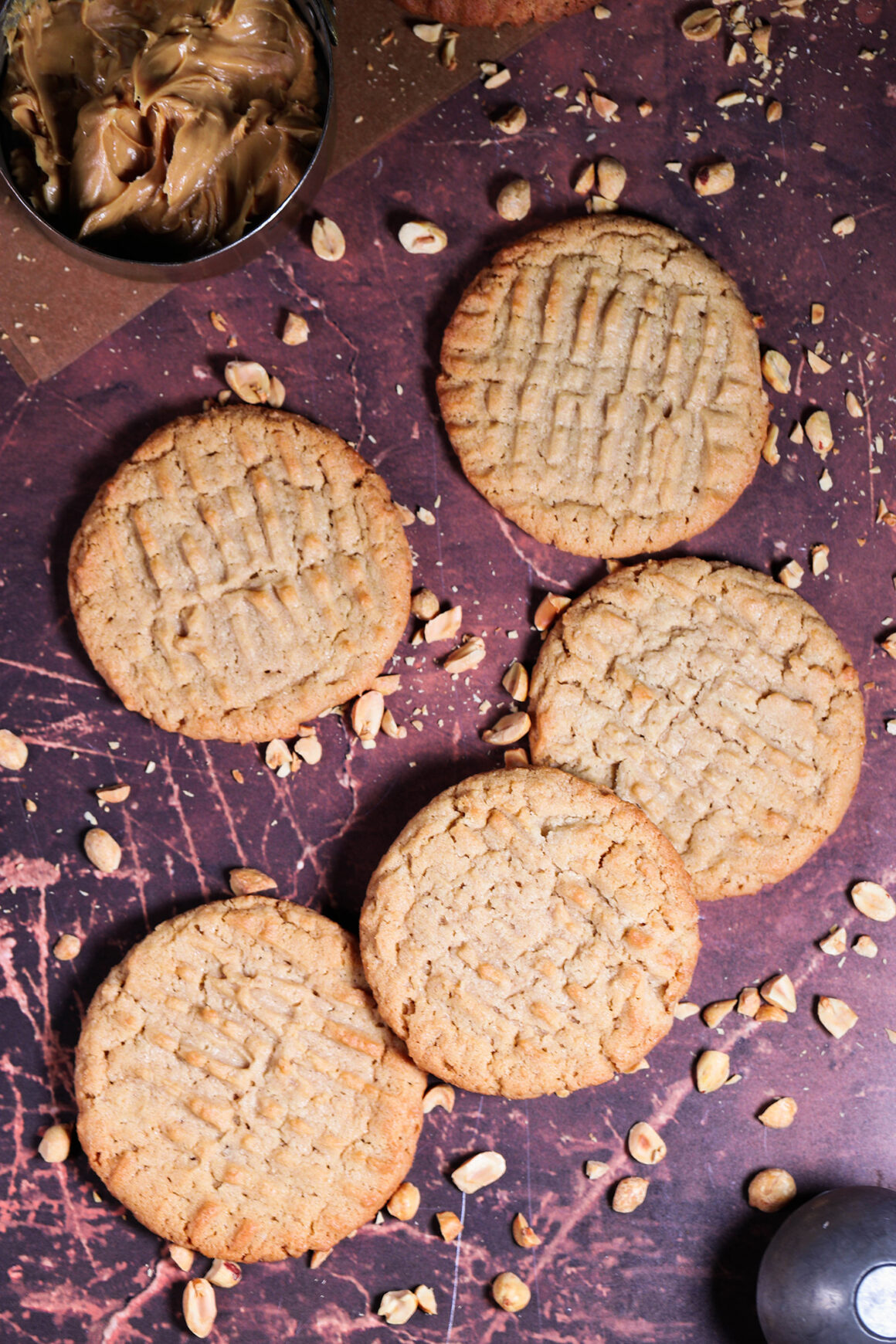 fresh baked peanut butter cookies